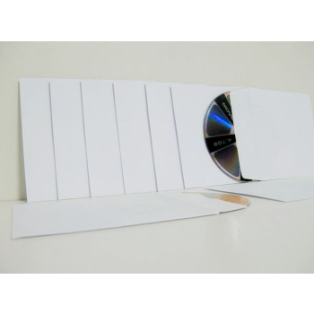 Koperty papierowe na CD bez okna białe 100 szt